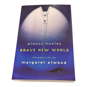 Brave New World Aldous Huxley Dystopian Fiction Margaret Atwood Softcover Book